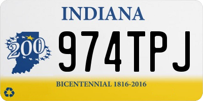 IN license plate 974TPJ