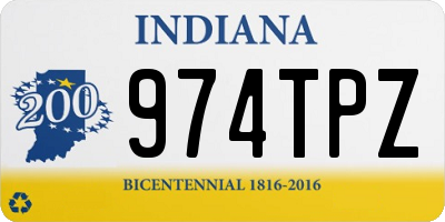 IN license plate 974TPZ