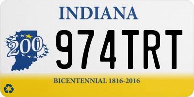 IN license plate 974TRT