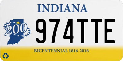 IN license plate 974TTE