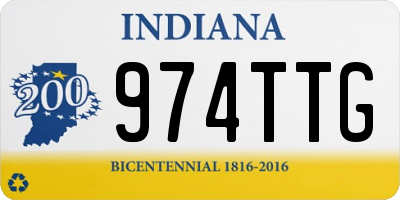 IN license plate 974TTG
