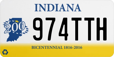 IN license plate 974TTH