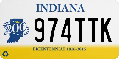 IN license plate 974TTK