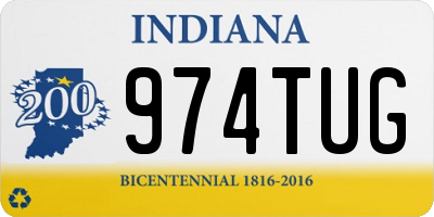 IN license plate 974TUG