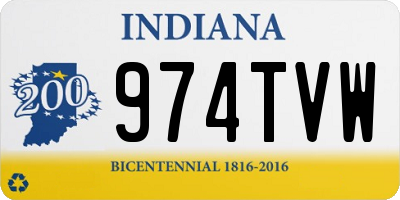 IN license plate 974TVW