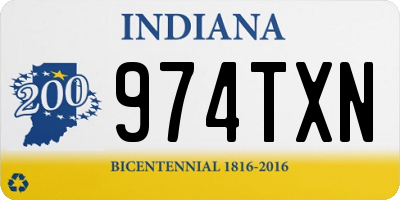IN license plate 974TXN