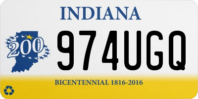 IN license plate 974UGQ