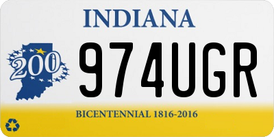 IN license plate 974UGR