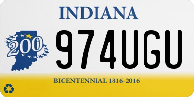 IN license plate 974UGU
