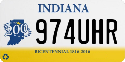 IN license plate 974UHR