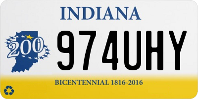 IN license plate 974UHY