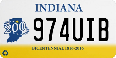 IN license plate 974UIB