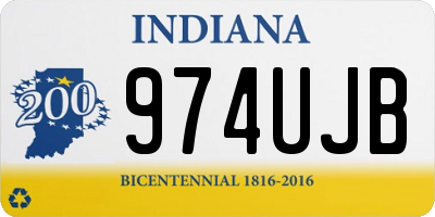IN license plate 974UJB
