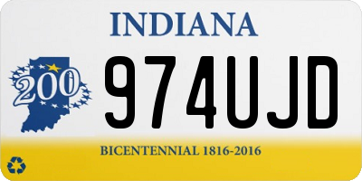 IN license plate 974UJD