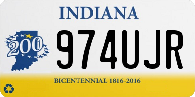 IN license plate 974UJR