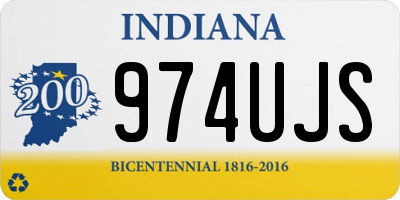 IN license plate 974UJS
