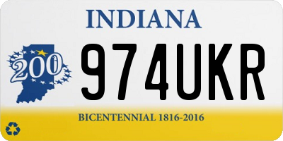 IN license plate 974UKR