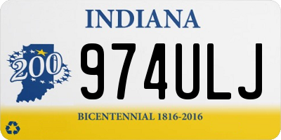IN license plate 974ULJ