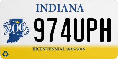 IN license plate 974UPH