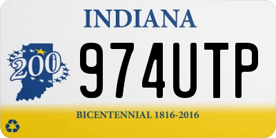 IN license plate 974UTP