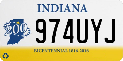 IN license plate 974UYJ