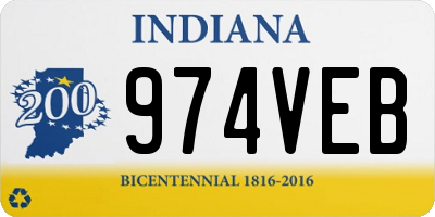 IN license plate 974VEB
