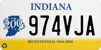 IN license plate 974VJA