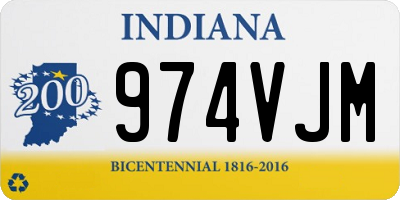 IN license plate 974VJM