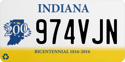 IN license plate 974VJN