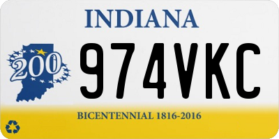 IN license plate 974VKC