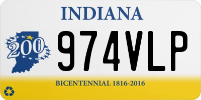 IN license plate 974VLP