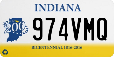 IN license plate 974VMQ