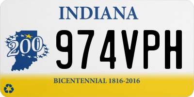 IN license plate 974VPH