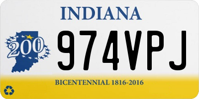 IN license plate 974VPJ