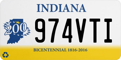 IN license plate 974VTI