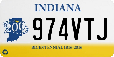 IN license plate 974VTJ