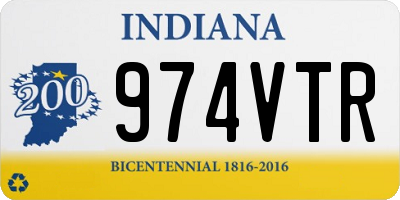 IN license plate 974VTR