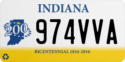 IN license plate 974VVA