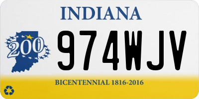 IN license plate 974WJV
