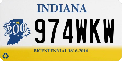 IN license plate 974WKW