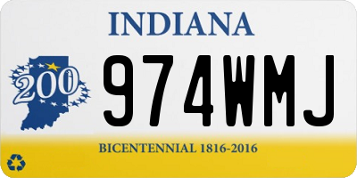 IN license plate 974WMJ