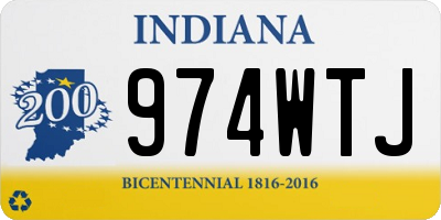 IN license plate 974WTJ