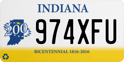 IN license plate 974XFU
