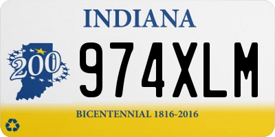 IN license plate 974XLM