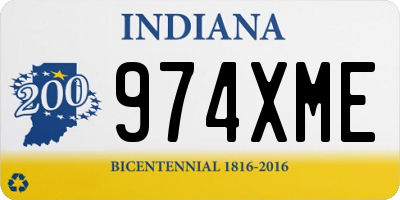 IN license plate 974XME