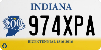 IN license plate 974XPA