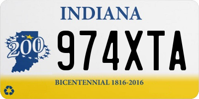 IN license plate 974XTA
