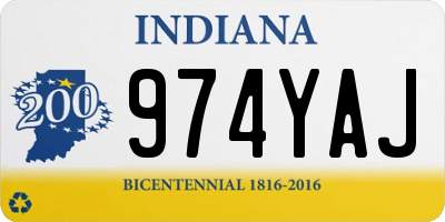 IN license plate 974YAJ
