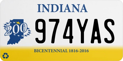 IN license plate 974YAS