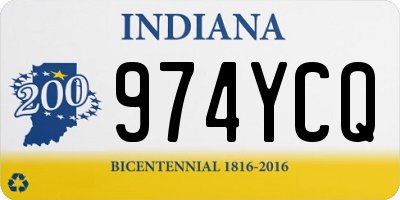 IN license plate 974YCQ